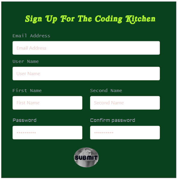 CodingKitchenSignup